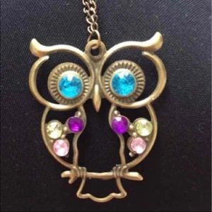 2016 Retro Vintage Cute Owl Pendant Necklace